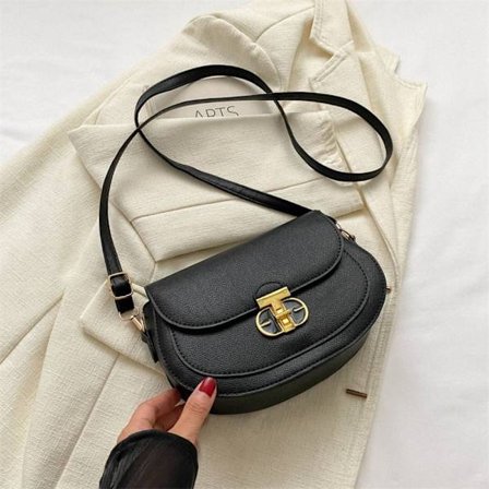 Crossbody taske skuldertaske SORT