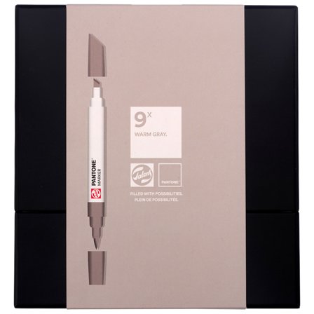 Marker Set of 9 Warm Gray