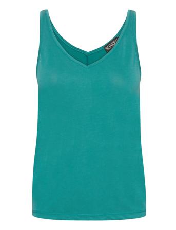 Slcolumbine Tank Top T-shirts & Tops Sleeveless Grønn Soaked In Luxury*Betinget Tilbud