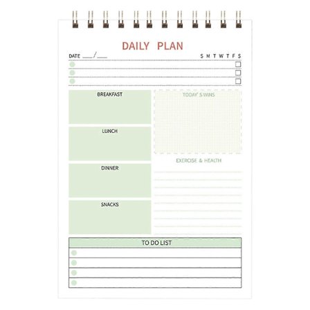 Planeringsanteckningsbok Dagliga planer Student Vokabulär Anteckningsbok Hög Rivbaranteckningsbok Hushåll