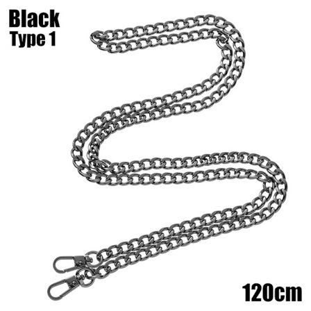 Laukun ketju olkahihnat MUSTA 120 CM TYYPPI 1 TYYPPI 1 - korkealaatuinen Musta 120 cm Tyyppi 1 - Tyyppi 1