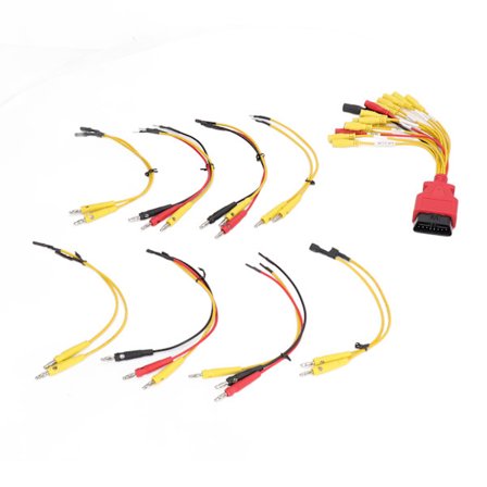 16-polig OBD2-hane kontakt diagnostisk kabeladapter med 20 st förlängningskabel universal för bil