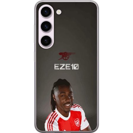 Yhteensopiva Puhelinkuori Samsung Galaxy S23 EZE10 Arsenal Tähtikuva pelaajalla punavalkoisessa Arsenal-paitassa, tyylikäs muotokuva seurafiiliksellä