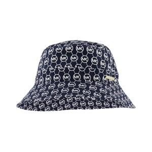 Michael Kors Navy MK Logo Bucket Hat 3-6 Years - Headwear - 3-6 years - Navy