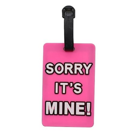 2 stk bagasjelapp / adresselapp koffert i silikon - Mange stiler