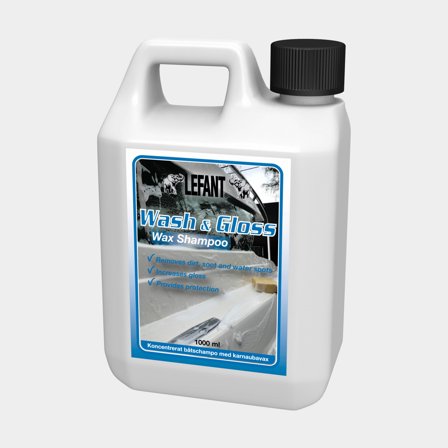 Szampon do łodzi z woskiem Lefant Wash & Gloss Boat Shampoo, skoncentrowany, 1 litr - Jachtowa