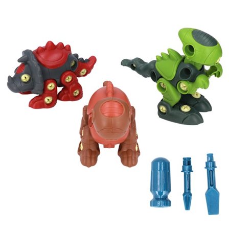 DIY-montering dinosaurie leksakssats skruv mutter kombination montering dinosaurie modell leksak för barn