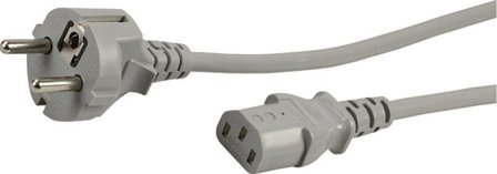 Z 2404260 Apparatsladdställ 2 m, jordat, Anslutningsdon & kablar