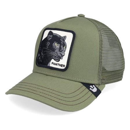 Goorin Bros. - Green trucker Czapka Z Daszkiem - The Panther Olive Trucker @ Hatstore