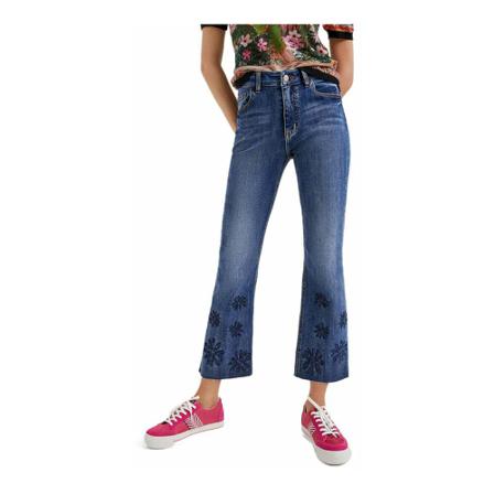 Desigual Wide Jeans Blå, Dame