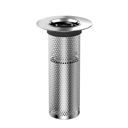 Suihkun lattiakaivon ja pesualtaan siivilä nopeaan vedenpoistoon