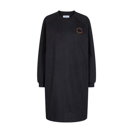 Liberté Penny Crewneck Kjole Sort, Dame