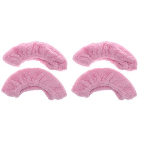 2 stk Elastiske Skøjteovertræk Skøjteovertræk Plys Ishockey Skøjter Overtræk (lyserød L)2stkL