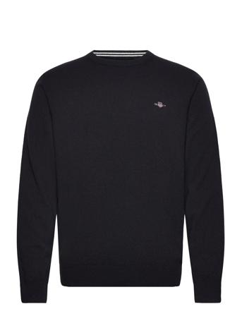 Superfine Lambswool C-Neck GANT Black