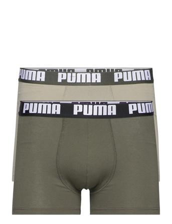 Puma Basic Boxer 2P Boksershorts Grønn PUMA