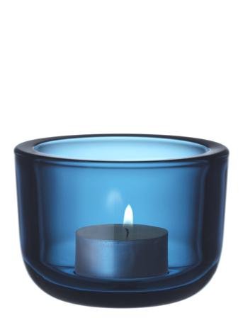 Valkea Tealight Candleh. 60Mm Home Decoration Candlesticks & Tealight Holders Tealight Holders Sininen Iittala