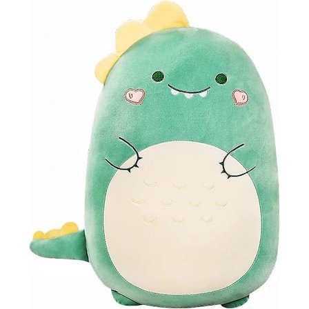 45 cm New Creative Dinosaur Cute Kawaii Stuffed Animal Soft Doll Home Decor Long Hug Body Pillow Birthday Gifts for Boys and Girls