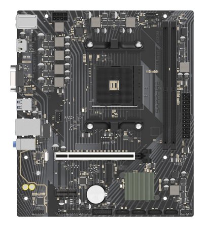 Sapphire A520M-E Amd A520 Socket Am4