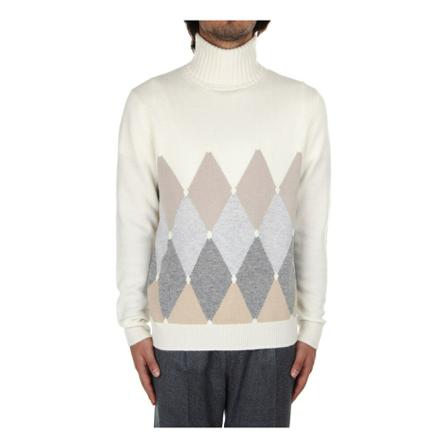 Ballantyne, Ballantyne W2P010 7K0A8 98001 Sweet life Man Multicolor Wit, Heren, Maat:XL