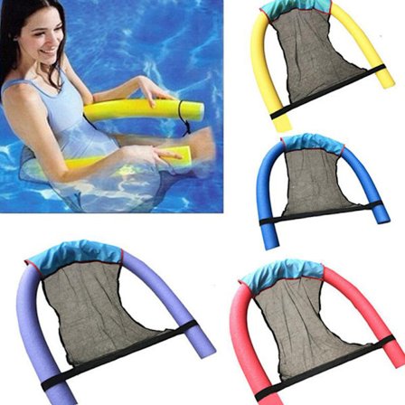 Flytande pool Vatten Hängmatta Float Lounger Flytande Uppblåsbar P