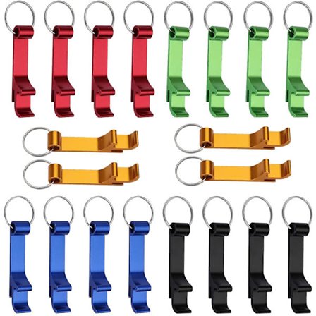 20 kpl Alumiininen Olutpullon Avaaja Kynsi Baari Avaimenperä Pullon Avaajat Tasku Olut