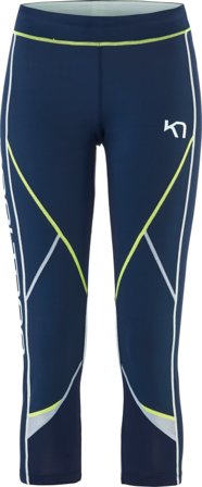 Kari Traa Women's Louise 3/4 Tights Women workout trousers Blue M