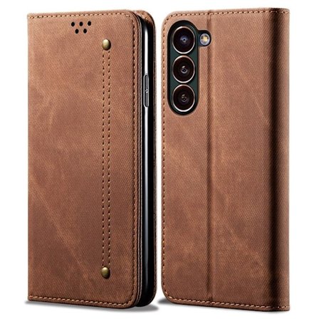 Jeans Samsung Galaxy S23 Plus fodral - Brun
