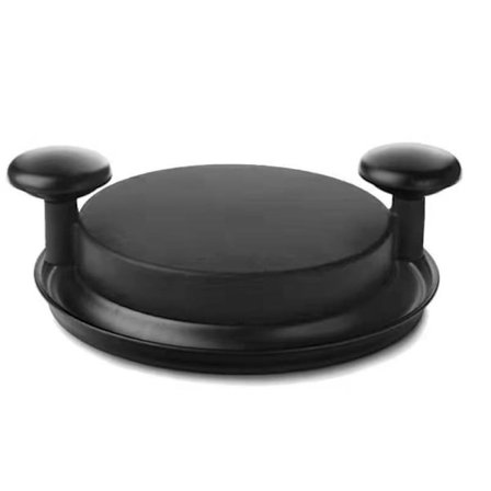 Kycklingstrimlingsverktyg med halkfri bas i silikon, alternativ till klor, kött för kokt kyckling, nötkött och annat kött, svart