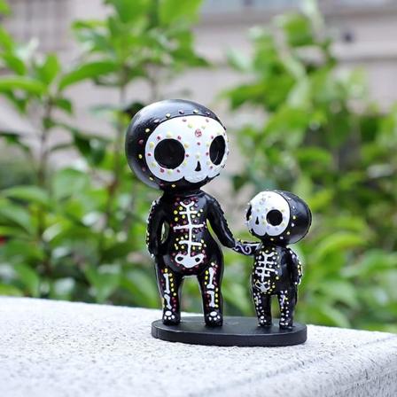 Sokeri Kallo Par Rose Figuriini Kuolemaan Saakka Hartsi Keräilyesine