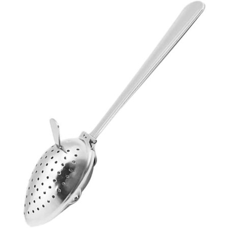 Tesil Snap Ball Tesil i rustfrit stål Si Filter Infuser til løse blade Te Sliver 2 stk