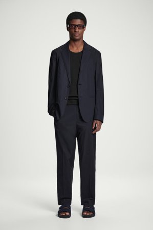 COS Sandalen Aus Denim Mit Zwei Riemen in Blau - Männer