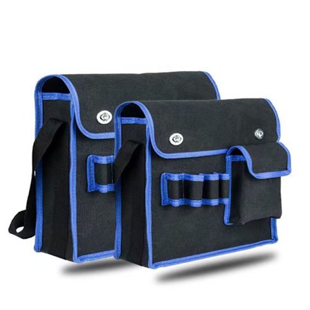 2kpl 14/15 tuuman säilytyslaukku Leveäsuinen työkalulaukku Canvas-työkalulaukku