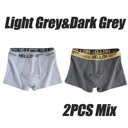 5 st Herrunderkläder Man Boxersexiga kalsonger Bekväma Andas Mode Pojkar Trosor Underkläder Boxershorts Herr Yellow