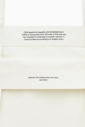 COS Equality Canvas Tote Bag in White - Women