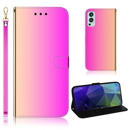 Mirror OnePlus Nord 2 5G Läppäkotelo - Rose