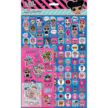 LOL Surprise Megapack 150 klistermærker til pynt og dekoration