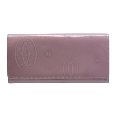 Cartier Vintage Wallets Cardholders Pink, Dame Vintage Accessories, Størrelse: ONE Size