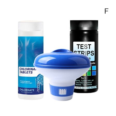 Poolrengöring Brustabletter med klor Multifunktionell poolklarare Säkert Effektivt rengöringsmedel för spabadkar