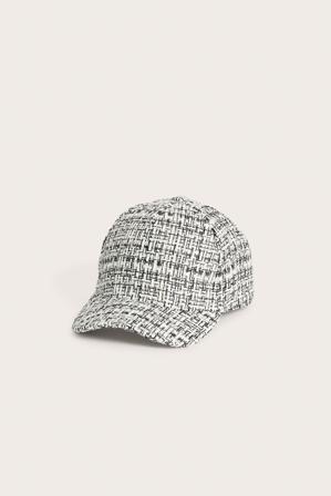 Czapka z daszkiem, z bouclé | Biały | Dziecko | Kappahl