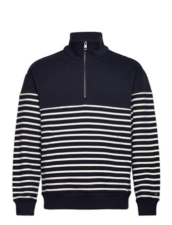 Tommy Hilfiger | Placed Stripe 1/4 Zip | M