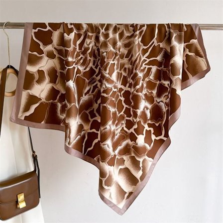 Strandsjal 90x90cm Sidenscarf 9 9