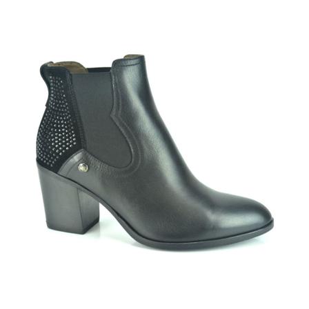 Nerogiardini Chelsea bone + 6cm Sort, Dame Chelsea boots, Størrelse: 38 EU