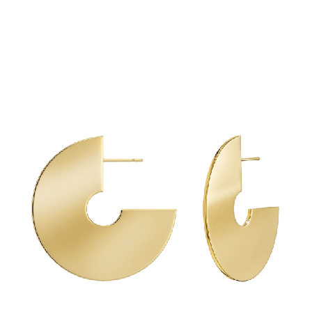 Edblad Oblate Creoles L Gold Smycken & klockor Dam Guld ONESIZE