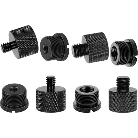 8 kpl Mikrofonikierreadapteri, 3/8 naaras - 5/8 uros a,ZQKLA