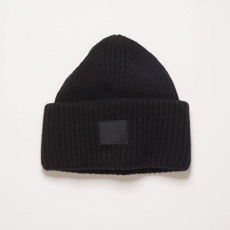 Ny enkel beanie damehatt vinter kald og varm ullhatt Goros AC hatt for kvinner Svart Svart