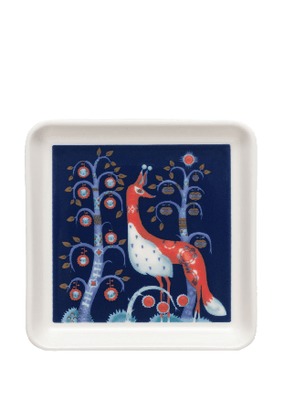 Iittala Taika tallrik kvadrat 12x12cm Skålar Blå 12X12 CM