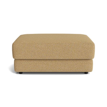 Sevilla Pouf Hocker in Puente Gelb, einfarbig, moderner Stil, komfortable Polsterung, Höhe 43cm, ideal für Ihr Wohnzimmer.