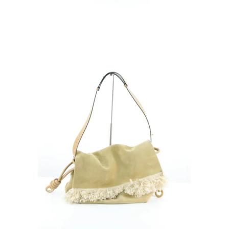 Loewe Pre-owned, Pre-owned Leather shoulder-bags Beige, Dames, Maat:ONE Size,leer