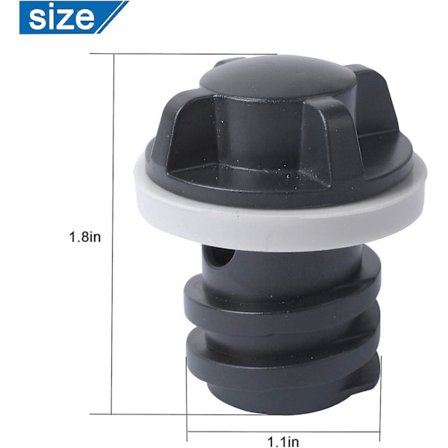 Kjøleboksavløpskontakt - Kompatibel med Yeti Roadie, Tundra og Tank Kjøleboks og RTIC Kjøleboks - Lekkasjesikre Tilbehør