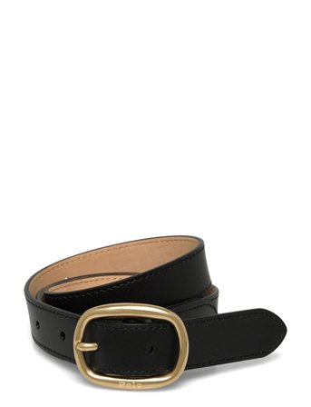 Polo Ralph Lauren | Oval-Buckle Skinny Leather Belt | M